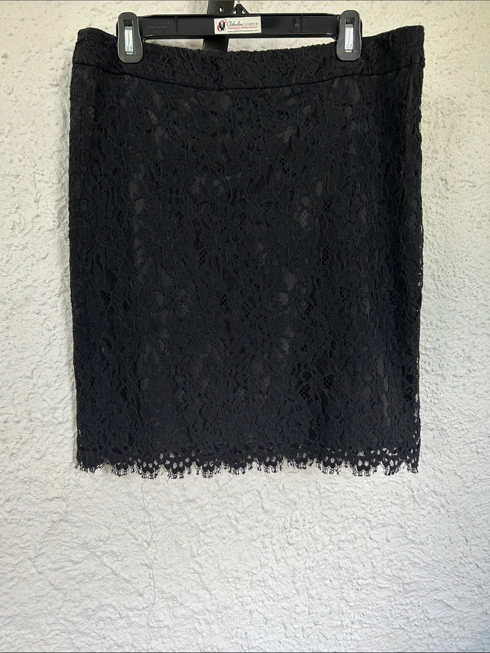Banana Republic Black Lace Pencil Skirt